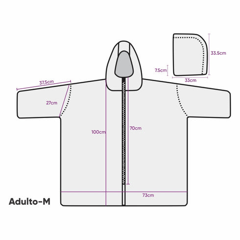 PARKA NEGRA ADULTO