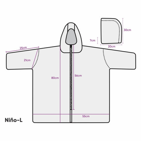 PARKA NIÑO NEGRA