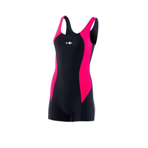 TRAJE DE BAÑO INFANTIL NIÑA TIPO JAMMER COMBINADO ROSA MOD. 1001-1