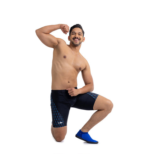 TRAJE DE BAÑO CABALLERO JAMMER RÁFAGAS COMBINADO NEGRO MOD. 2003