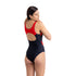 TRAJE DE BAÑO DAMA OLIMPICO COMBINADO ROJO MOD. 1005
