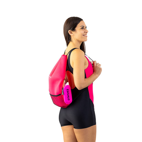 TRAJE DE BAÑO DAMA JAMMER CORTO COMBINADO ROSA MOD. 1001