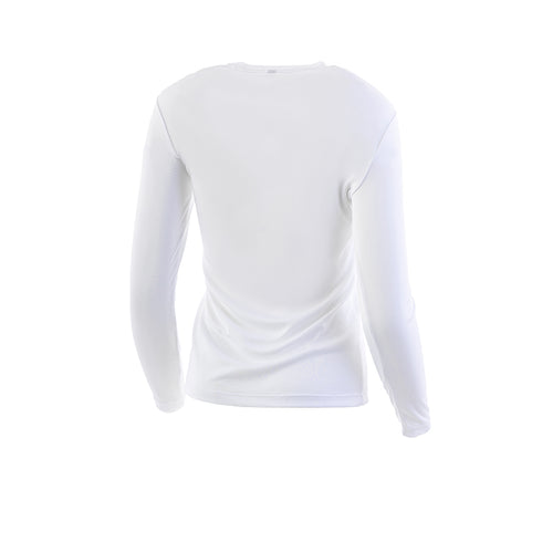 RASHGUARD COLOR SOLIDO BLANCO DAMA