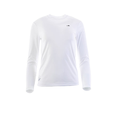 RASHGUARD COLOR SOLIDO BLANCO DAMA