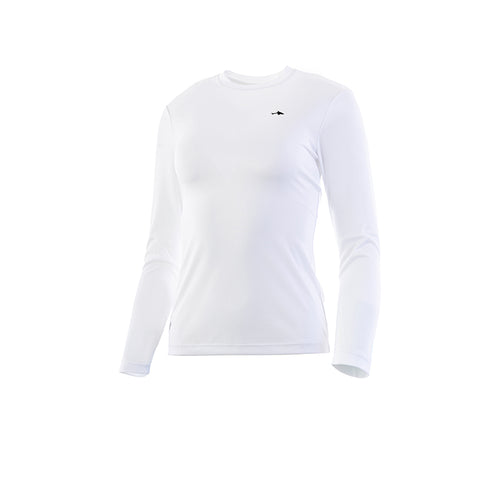 RASHGUARD COLOR SOLIDO BLANCO DAMA