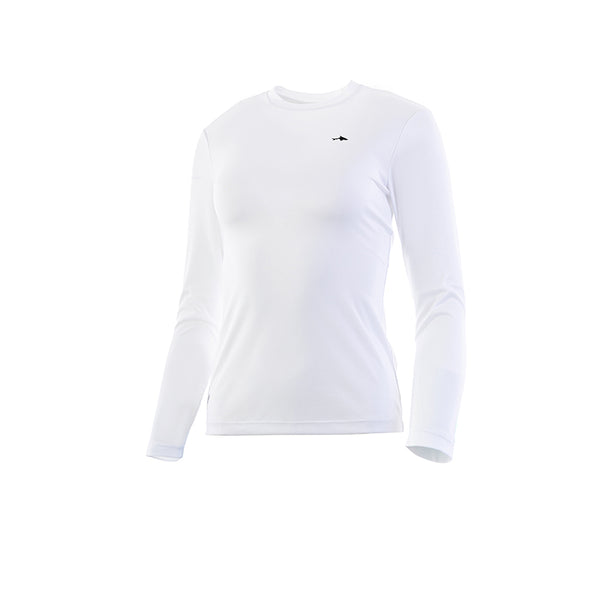 RASHGUARD COLOR SOLIDO BLANCO DAMA