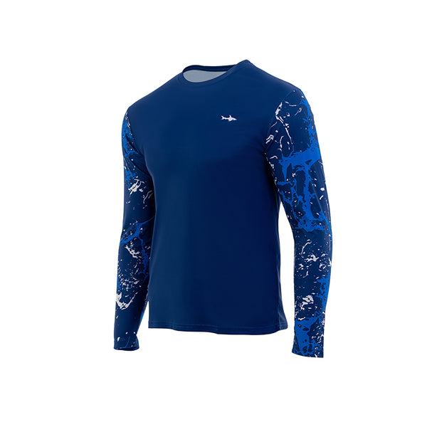 RASHGUARD CORAL AZUL CABALLERO
