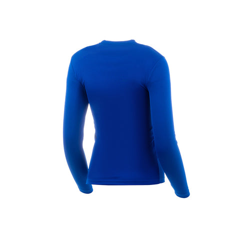 RASHGUARD COLOR SOLIDO AZUL DAMA