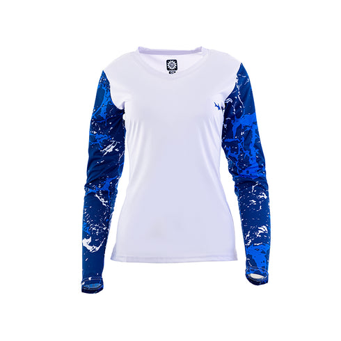 RASHGUARD CORAL BLANCA DAMA