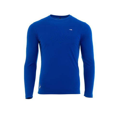 RASHGUARD COLOR SOLIDO AZULCABALLERO