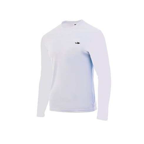 RASHGUARD COLOR SOLIDO BLANCO CABALLERO