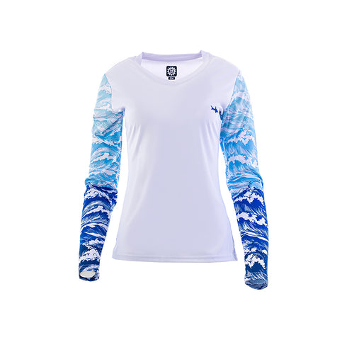RASHGUARD Manga-Océano BLANCA DAMA