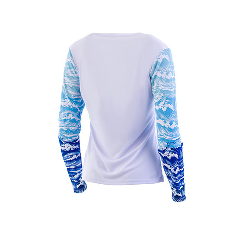 RASHGUARD Manga-Océano BLANCA DAMA