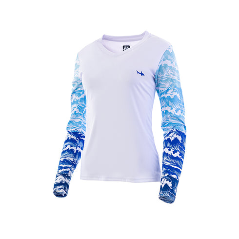 RASHGUARD Manga-Océano BLANCA DAMA