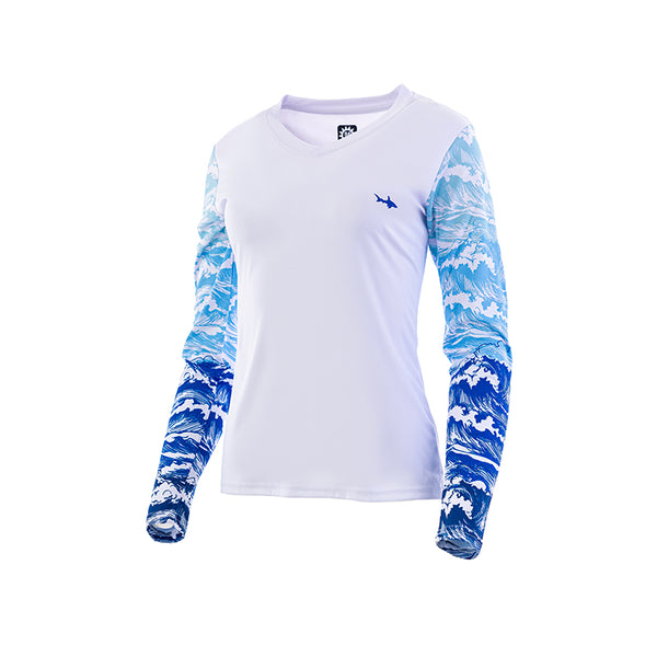 RASHGUARD Manga-Océano BLANCA DAMA