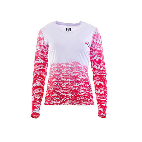 RAHGUARD OCÉANO ROJA DAMA