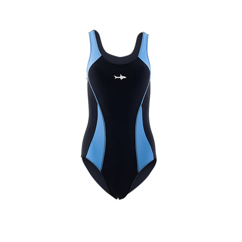 TRAJE DE BAÑO DAMA OLIMPICO ONE PIECE AZUL MOD. 1002