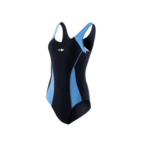 TRAJE DE BAÑO DAMA OLIMPICO ONE PIECE AZUL MOD. 1002