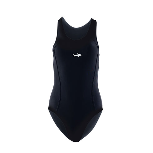 TRAJE DE BAÑO DAMA OLIMPIC NEGRO MOD. 1008