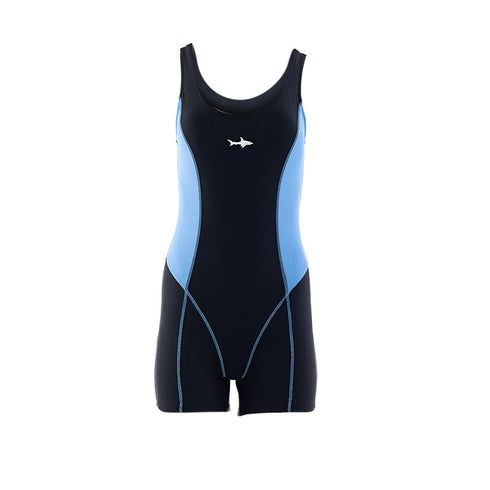 TRAJE DE BAÑO DAMA JAMMER CORTO COMBINADO AZUL MOD. 1011