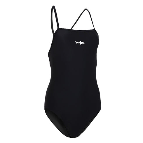 TRAJE DE BAÑO DAMA OLIMPICO RACEBACK NEGRO MOD 1023