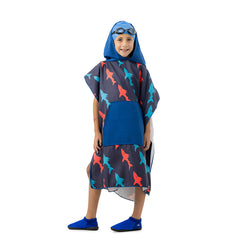 PONCHO TIBURONES