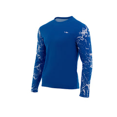 RASHGUARD NAUTICA AZUL CABALLERO