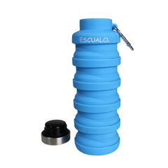 BOTELLA PLEGABLE AZUL 500ML