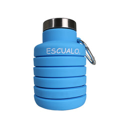 BOTELLA PLEGABLE AZUL 500ML