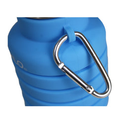 BOTELLA PLEGABLE AZUL 500ML